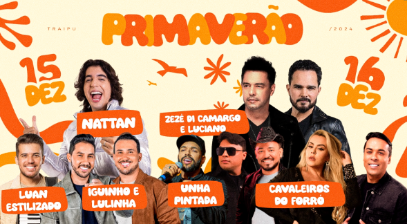 Festival Primaverão começa neste domingo em Traipu